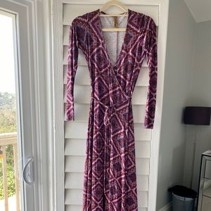 Rachel Pally long printed wrap dress